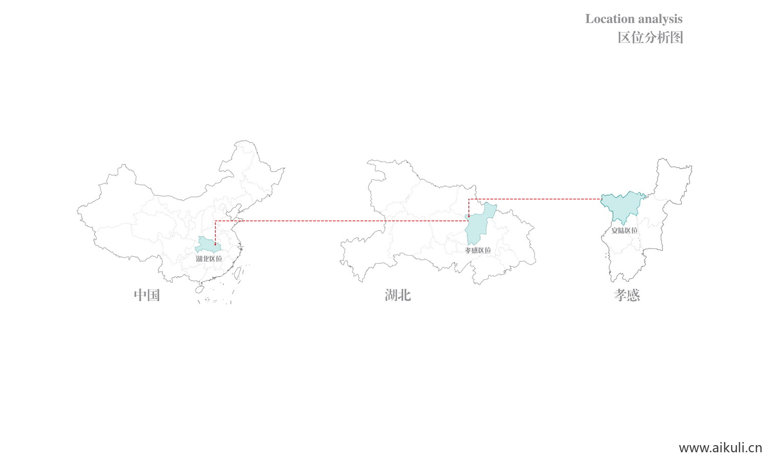 PSD免抠地理地图区位分析图区位分析图