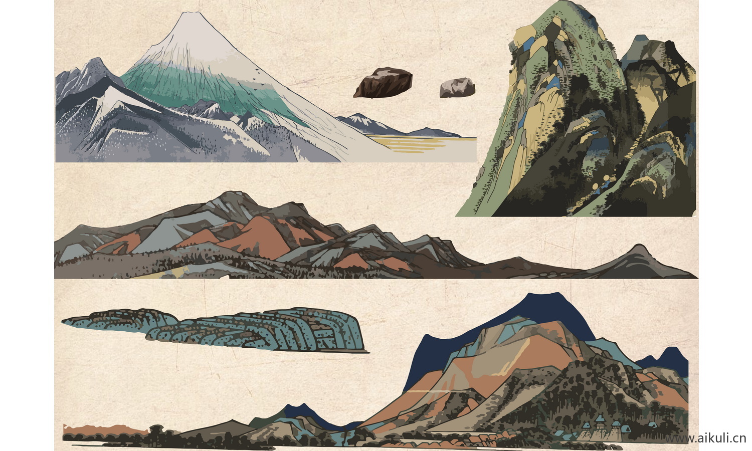 山石PSD分层