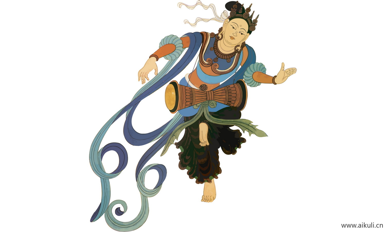 敦煌壁画人物PSD免扣