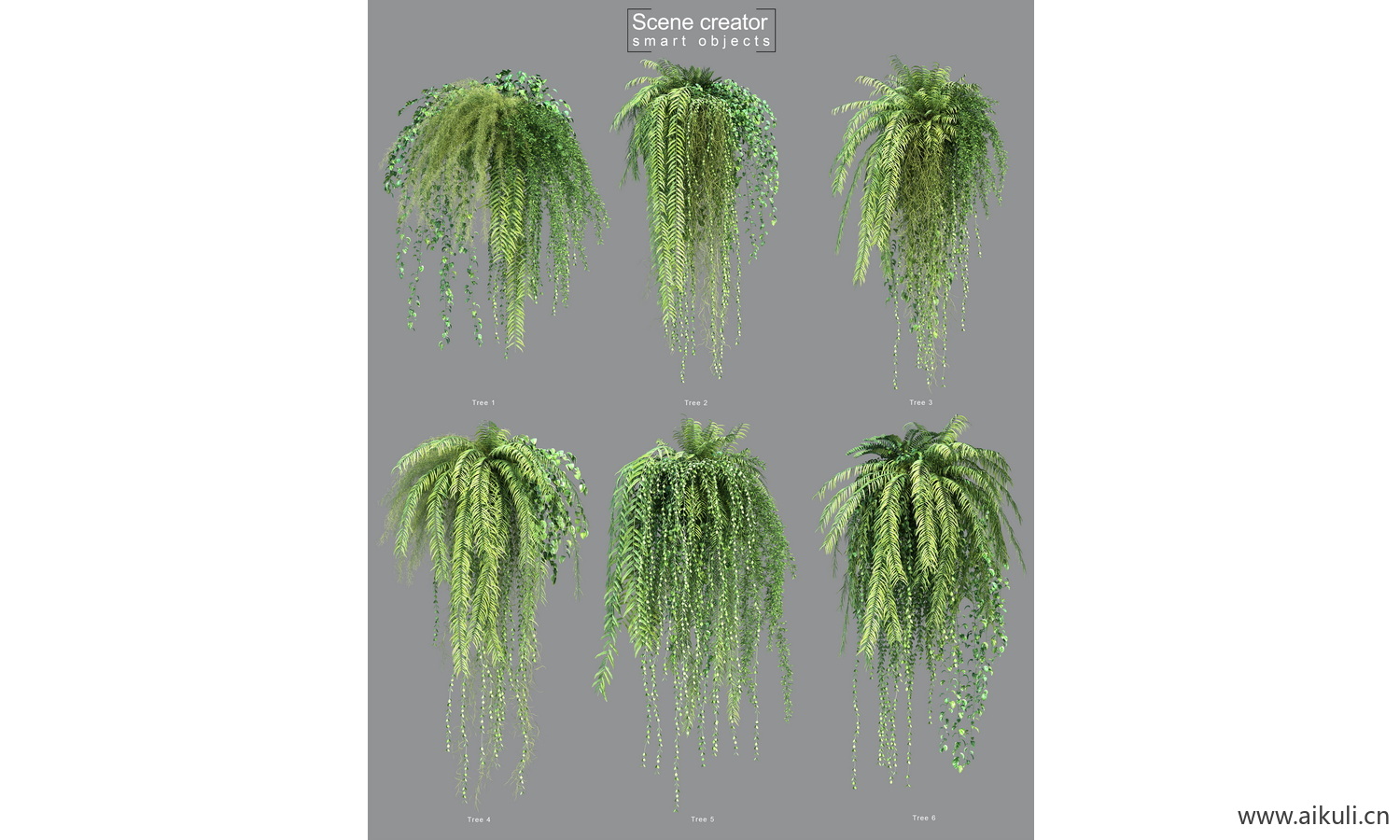 垂吊绿植PSD免扣