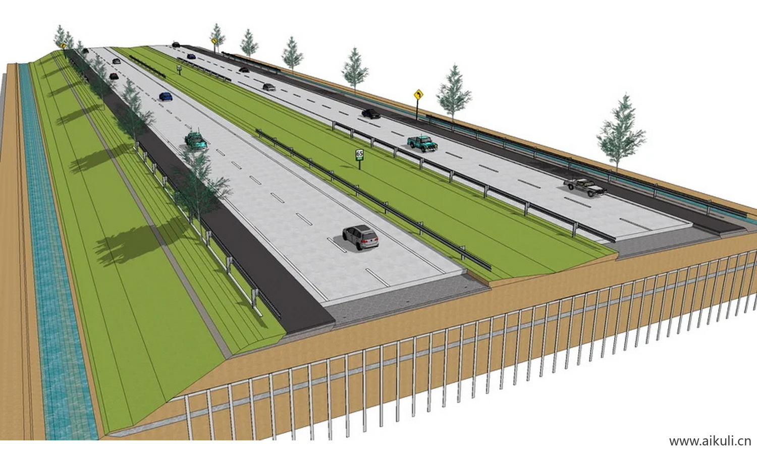 收费公路建设截面