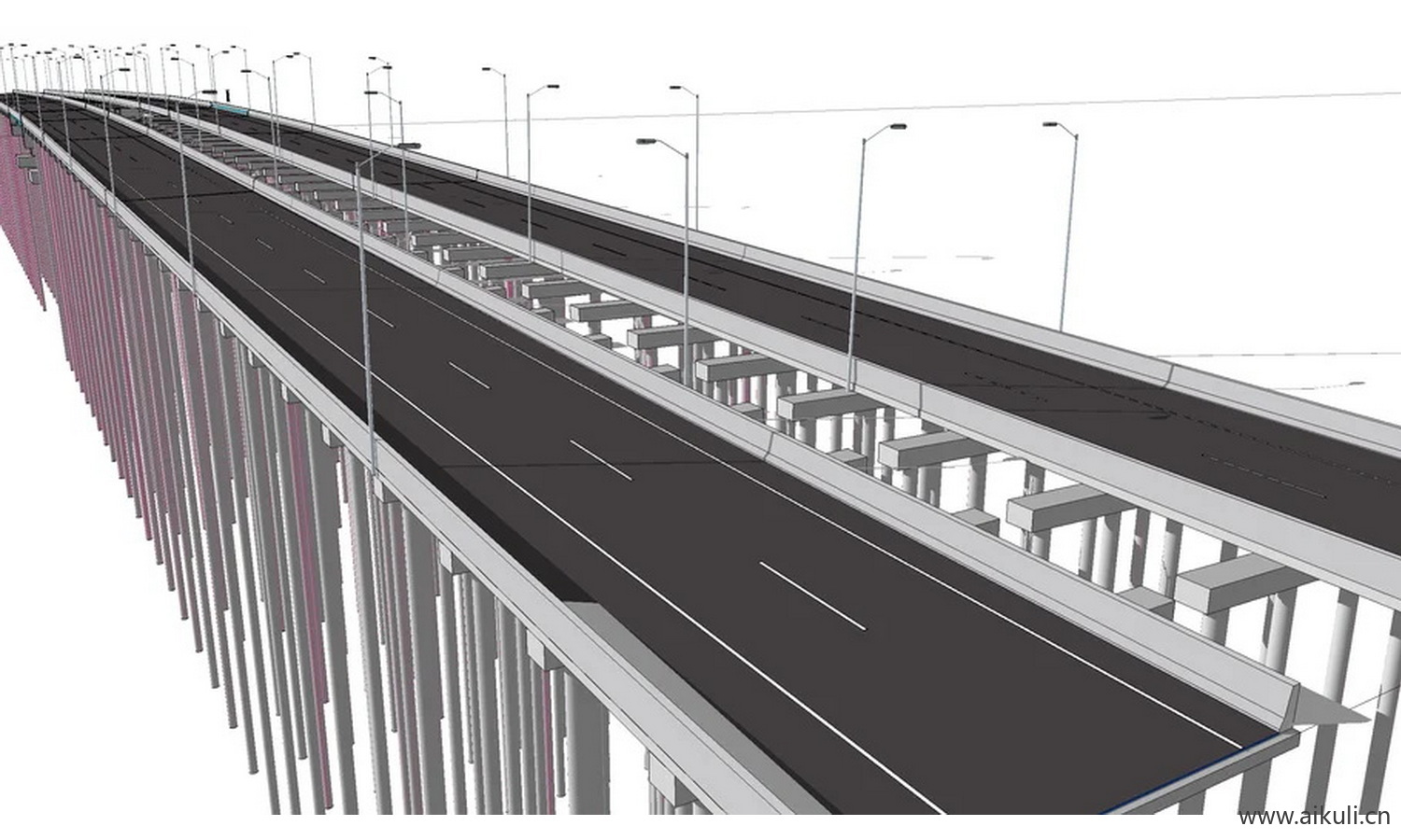 板式桥面公路道路建设