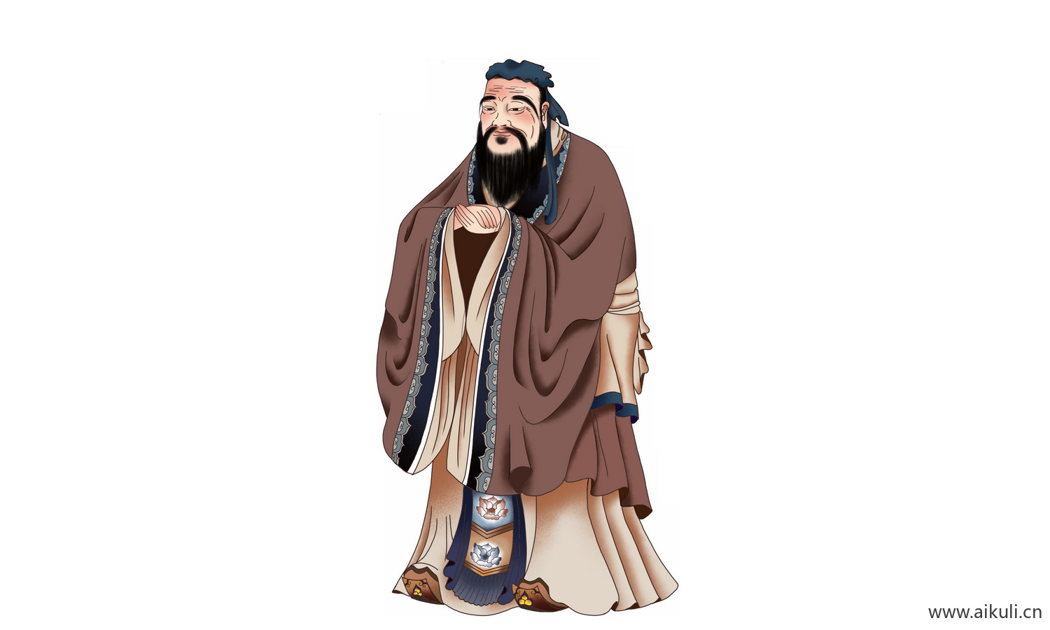 手绘人物 古代名人人物PNG-N素材