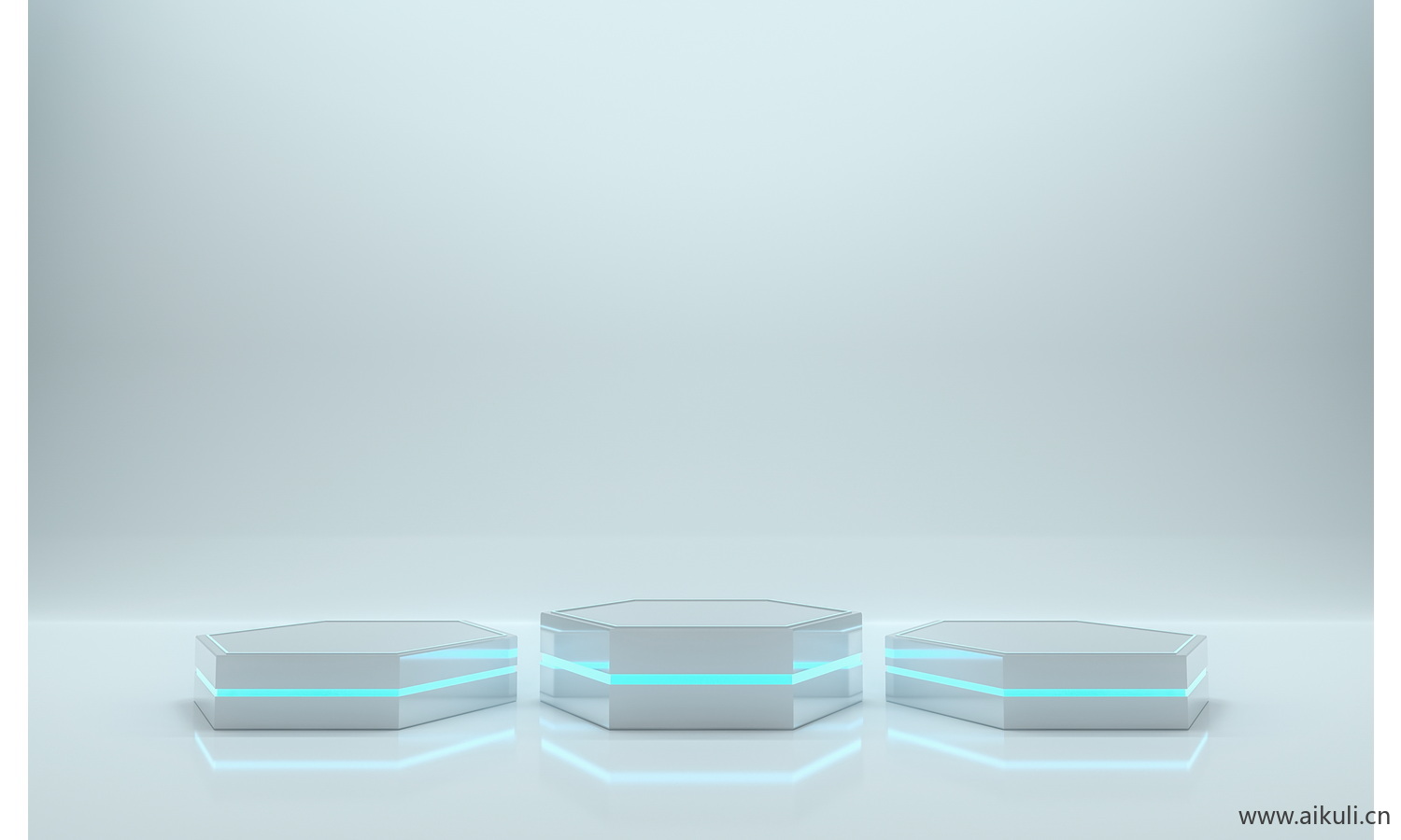 创意未来3D光效空间简洁光感艺术舞台背景JPG-J图片