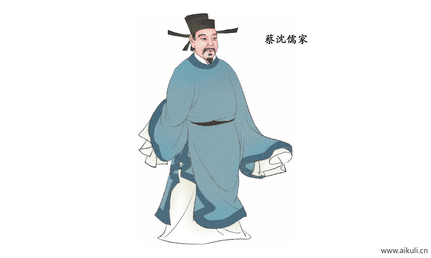 古代名人PNG素材中式古风人物E素材