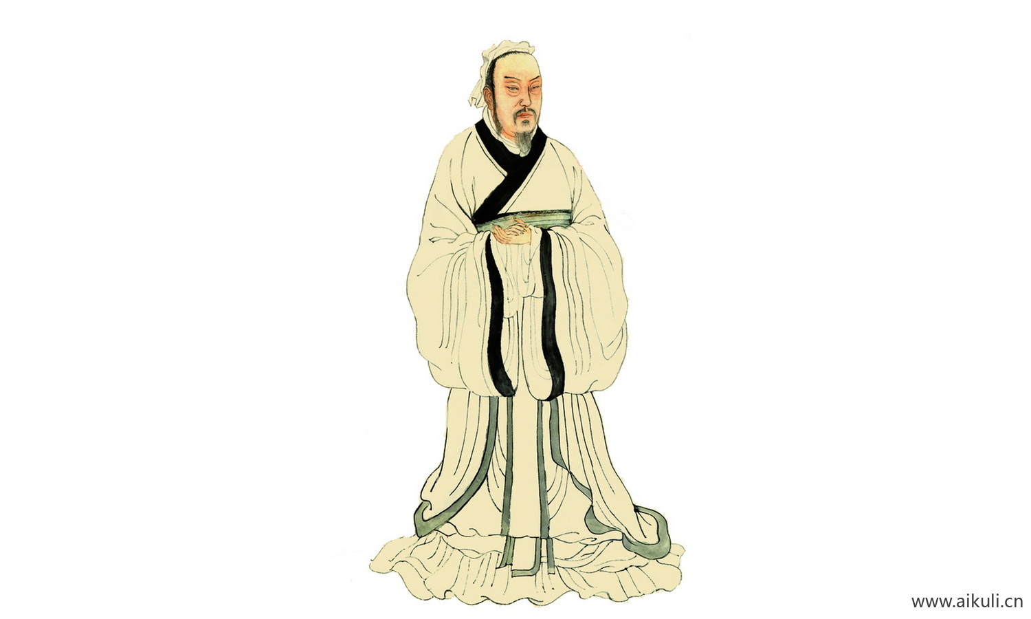 手绘古风人物 名人人物PNG-G素材