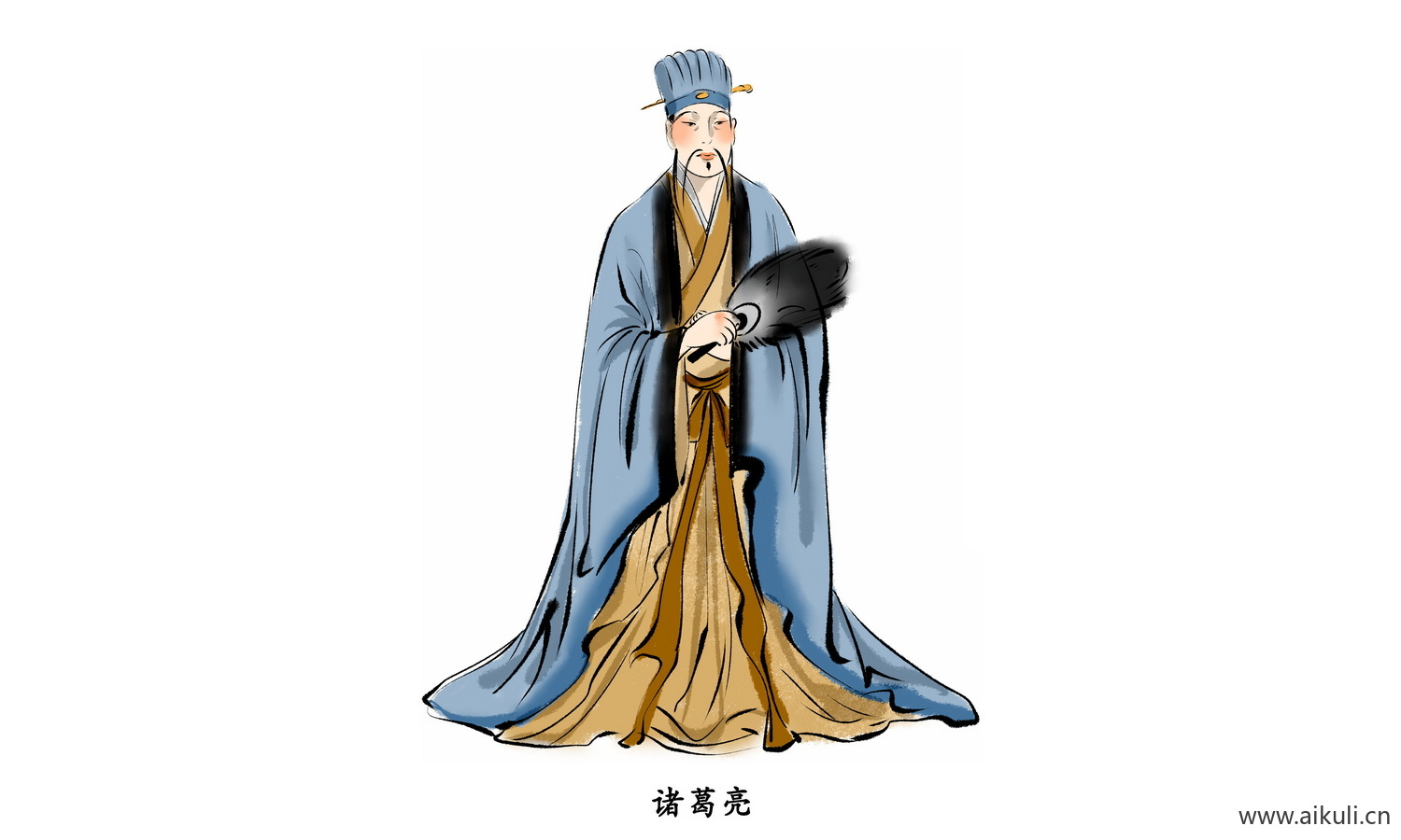 手绘人物 古代名人人物PNG-C名人名医素材