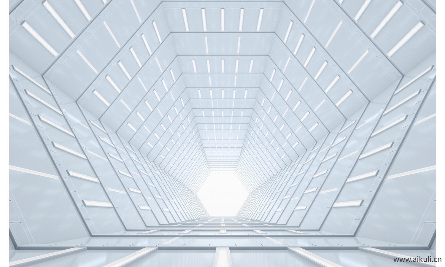 3D光效空间机械隧道光感场景N-JPG图片素材