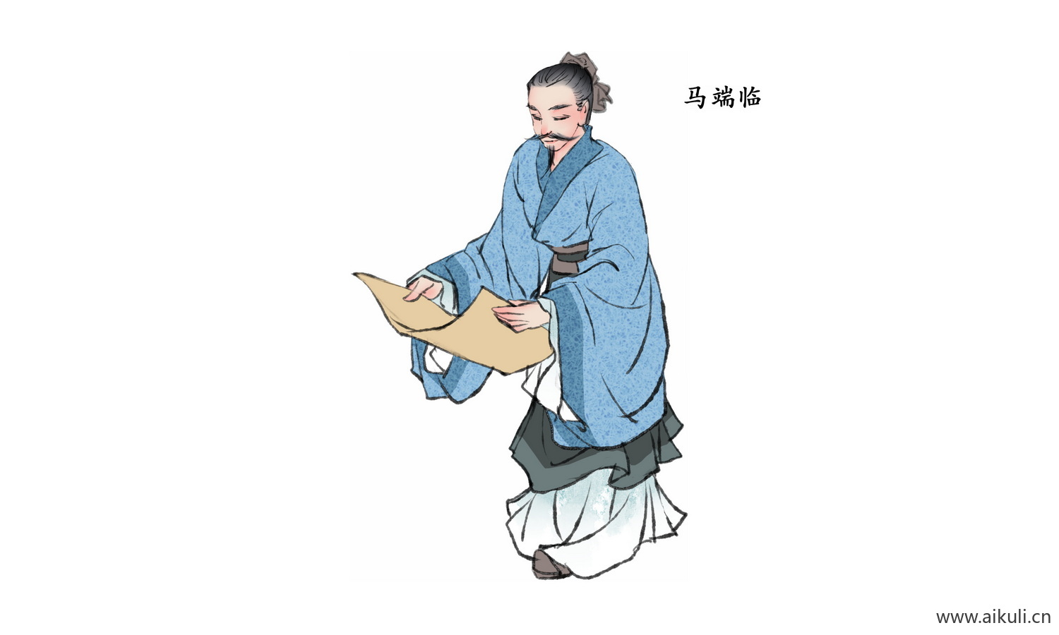 中式古风人物P古风人物素材 古代名人PNG素材