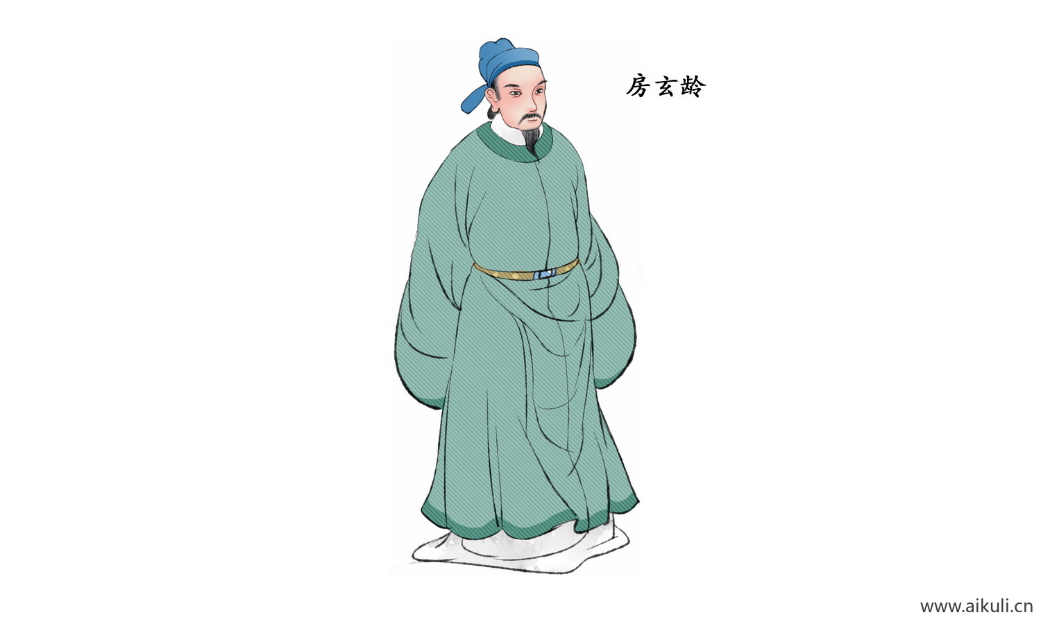 中式古风人物K古风人物素材 古代名人PNG素材