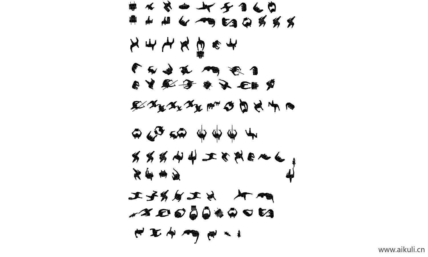 顶视图插画风人物第二弹-3