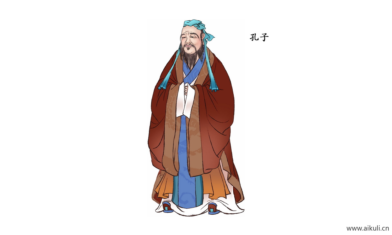 中式古风人物C古风人物素材 古代名人PNG素材