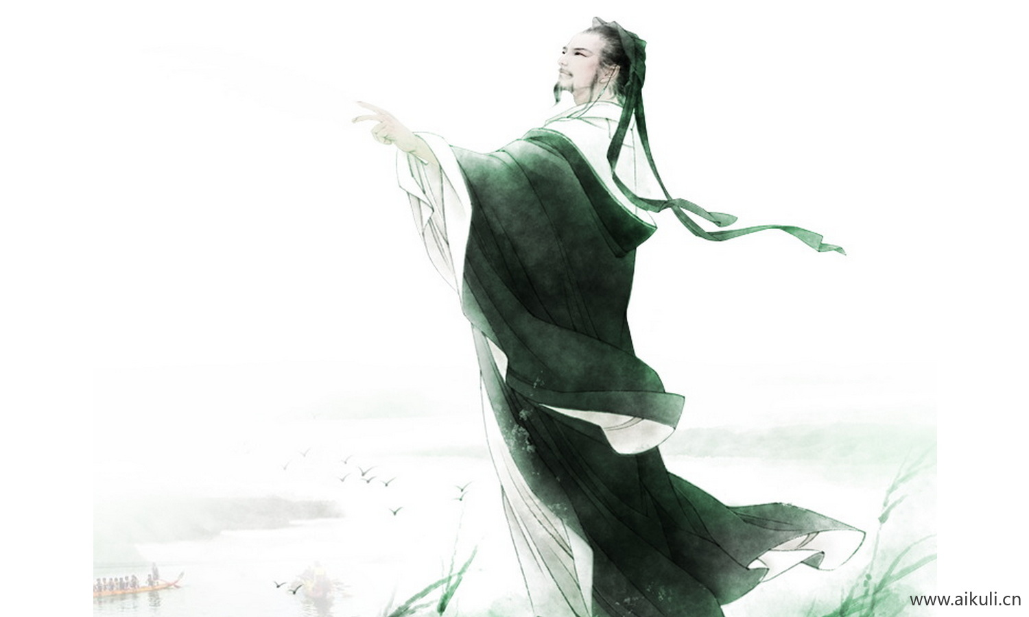 手绘古风人物 名人人物PNG-R素材