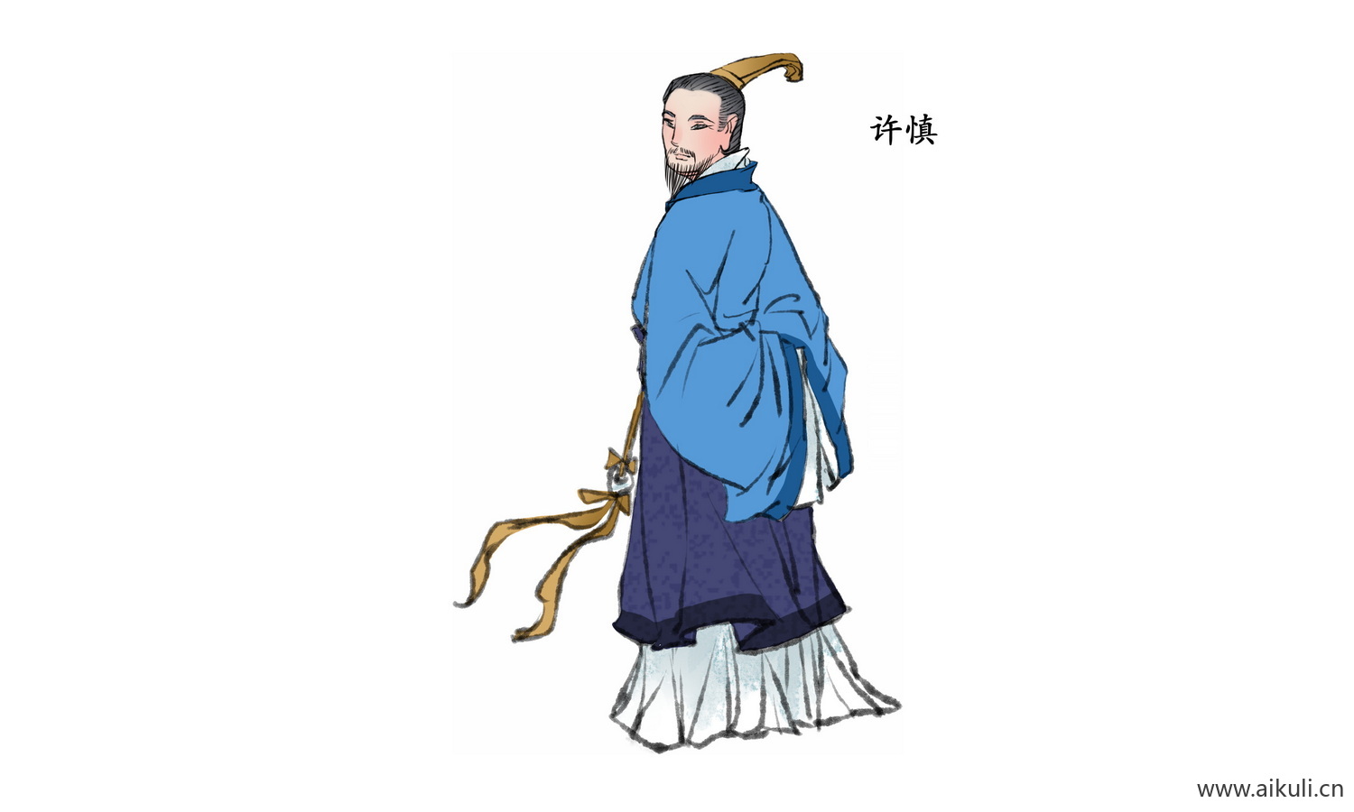 中式古风人物M古风人物素材 古代名人PNG素材