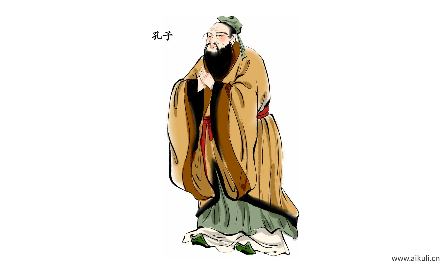 手绘人物 古代名人人物PNG-E名人名医素材