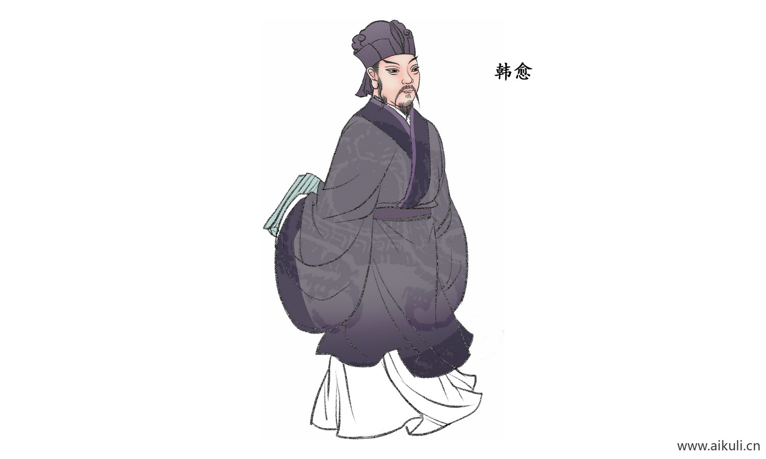 古代名人PNG素材中式古风人物S素材