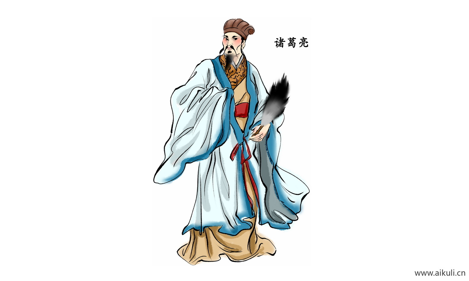 手绘人物 古代名人人物PNG-G名人名医素材
