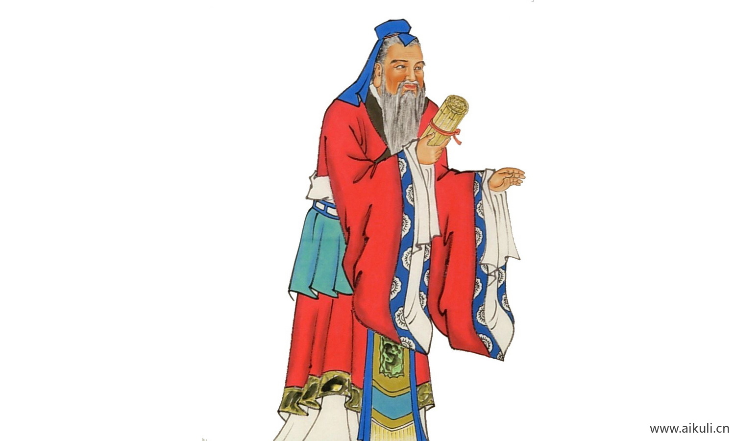 手绘古风人物 名人人物PNG-C素材