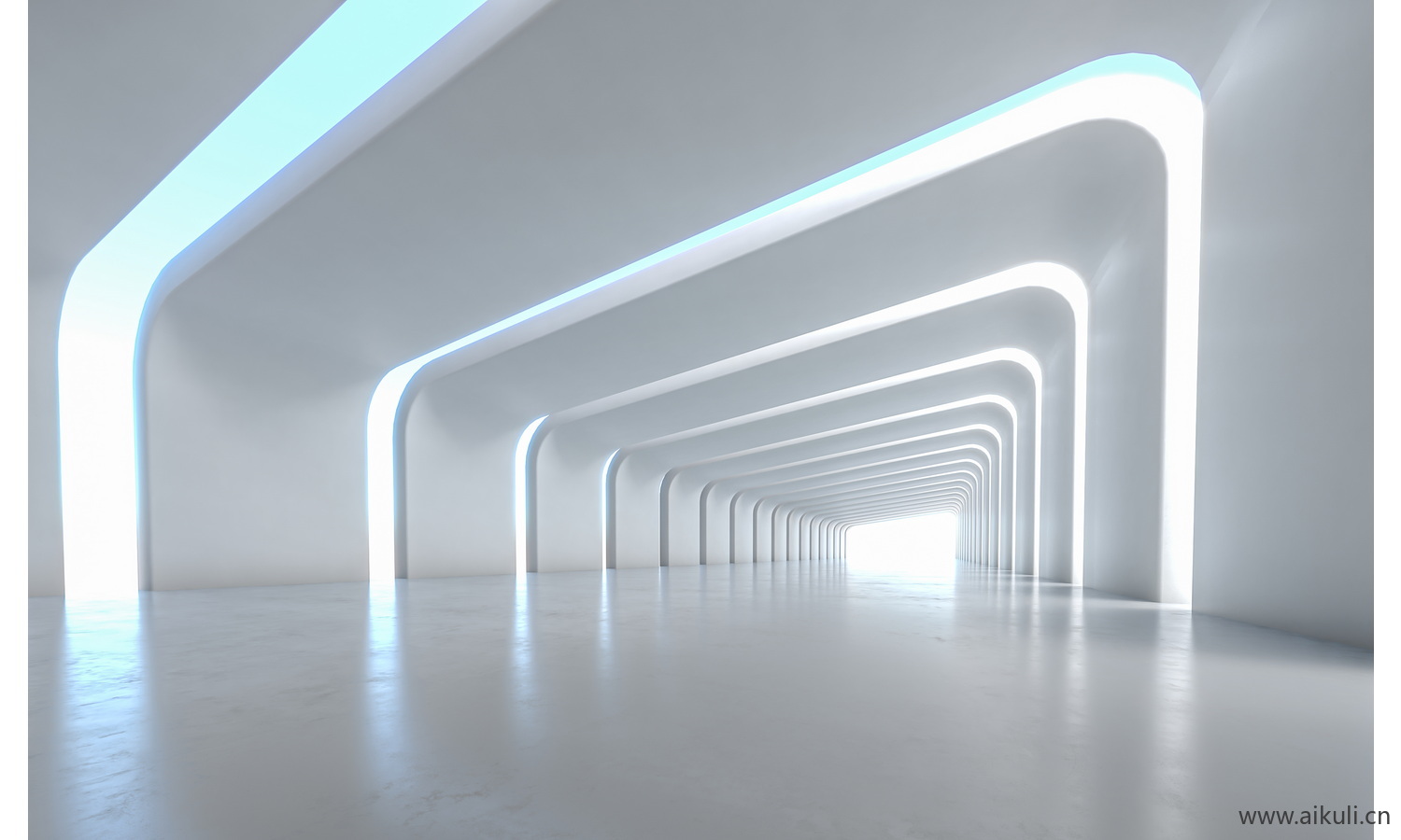 创意未来3D光效空间简洁光感艺术舞台背景JPG-Q图片