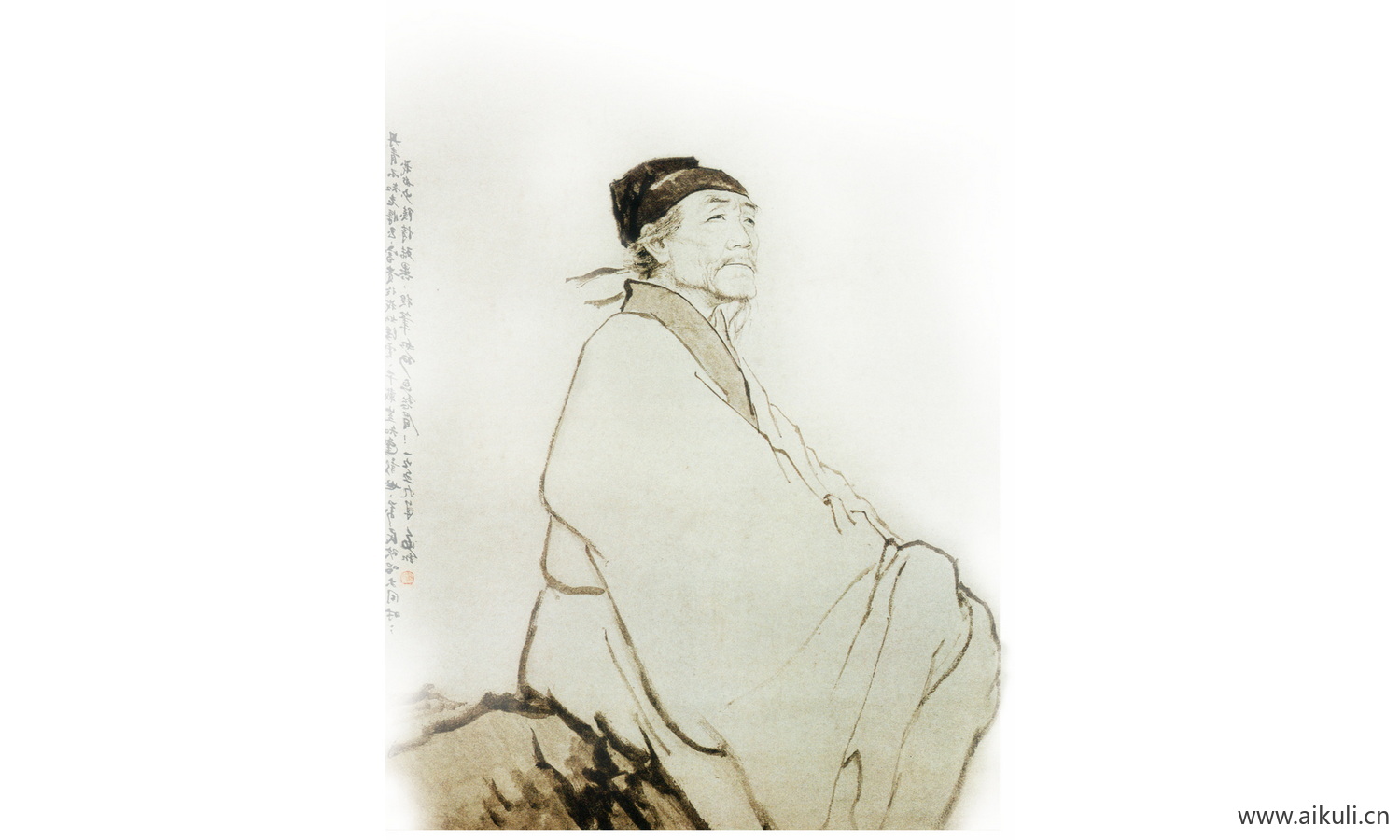 手绘古风人物 名人人物PNG-N素材