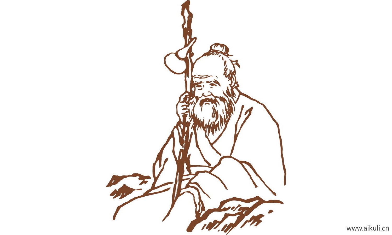 手绘古风人物 名人人物PNG-U素材