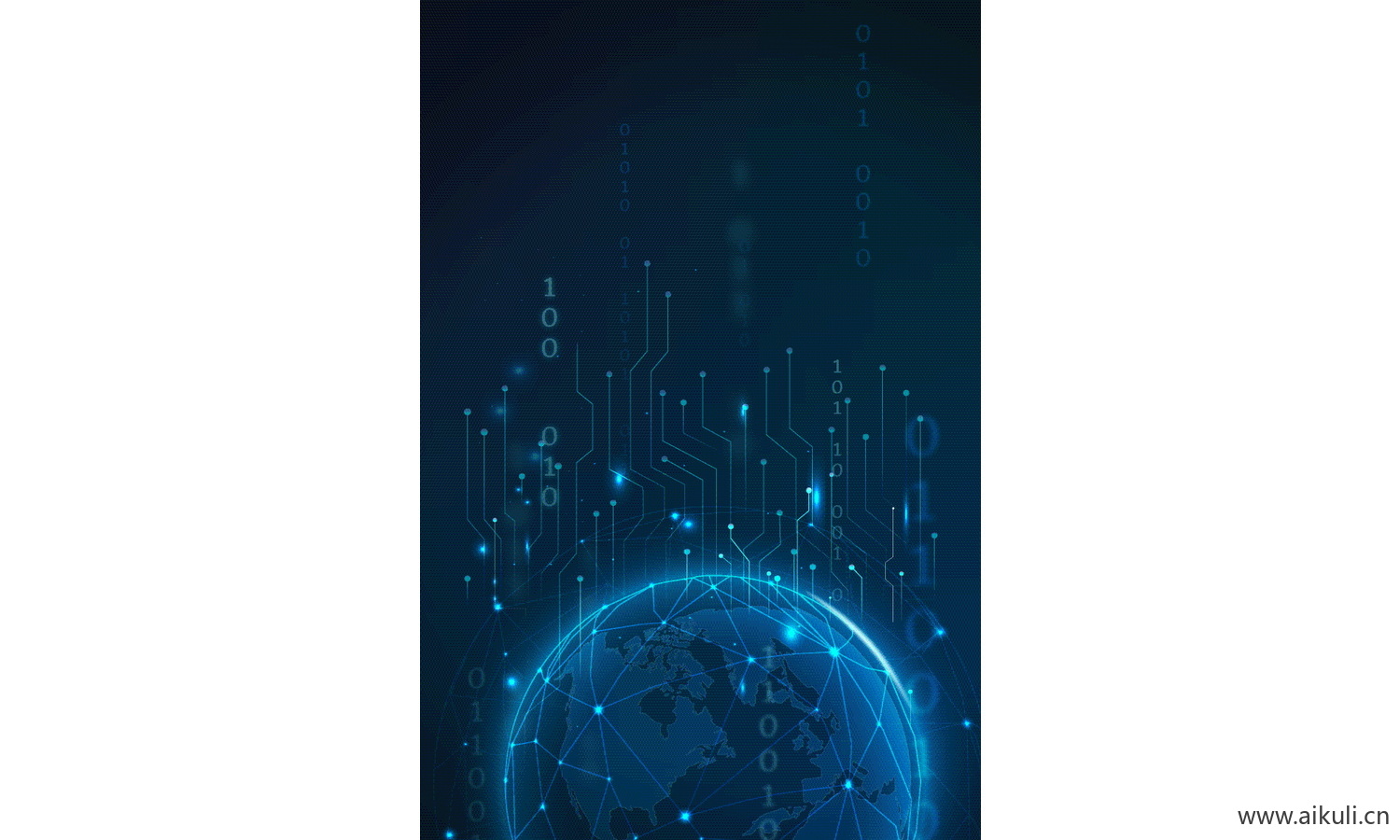 数字艺术科技大数据EPS--矢量背景图