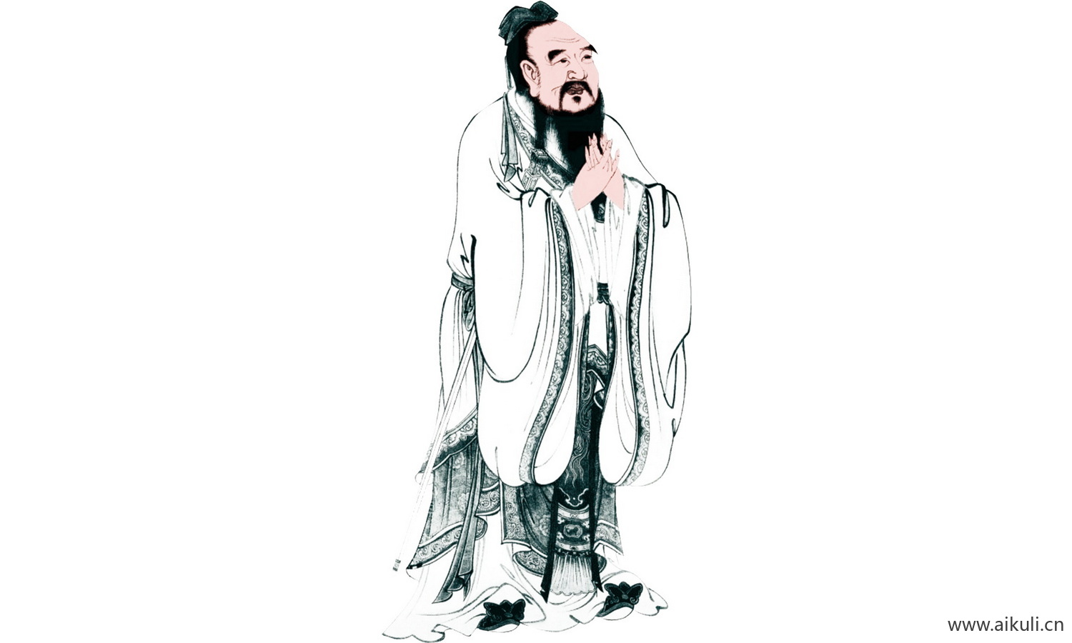 手绘人物 古代名人人物PNG-S素材