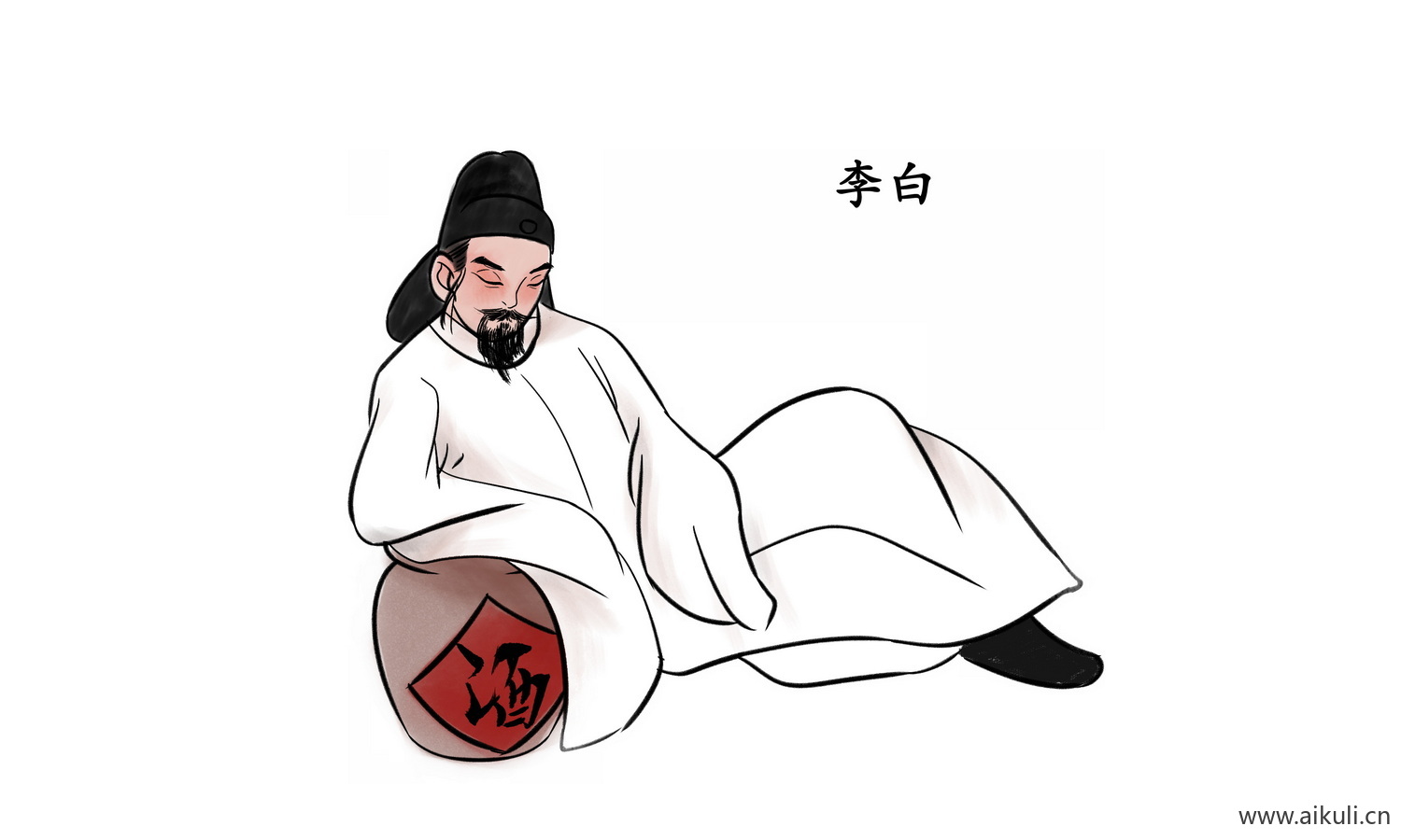 手绘人物 古代名人人物PNG-L名人名医素材