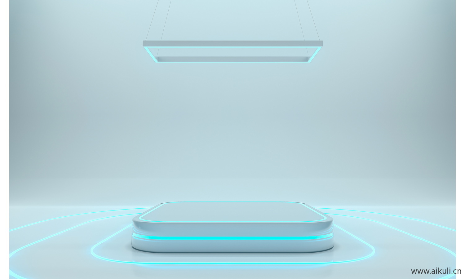 创意未来3D光效空间简洁光感艺术舞台背景JPG-I图片