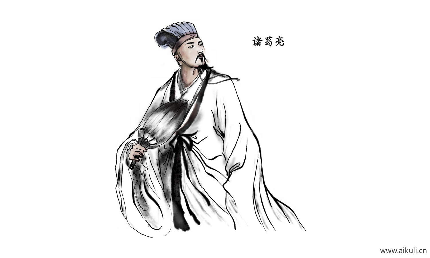 手绘人物 古代名人人物PNG-U名人名医素材