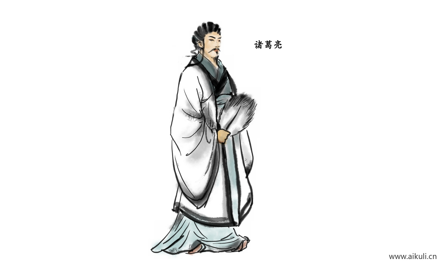 手绘人物 古代名人人物PNG-J名人名医素材