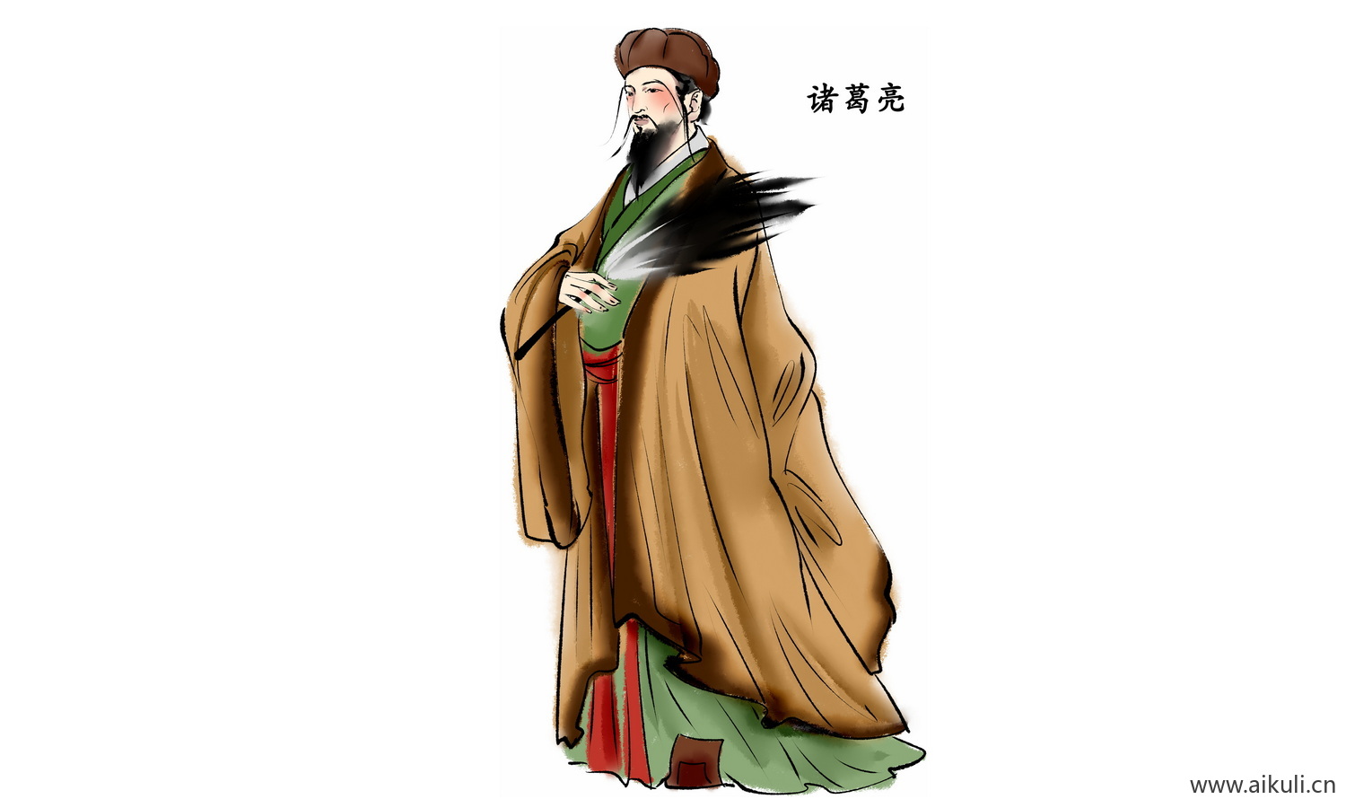 手绘人物 古代名人人物PNG-F名人名医素材