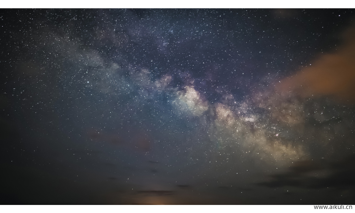 唯美星河银河系太空宇宙星际星空夜空K背景JPG高清图片设计素材