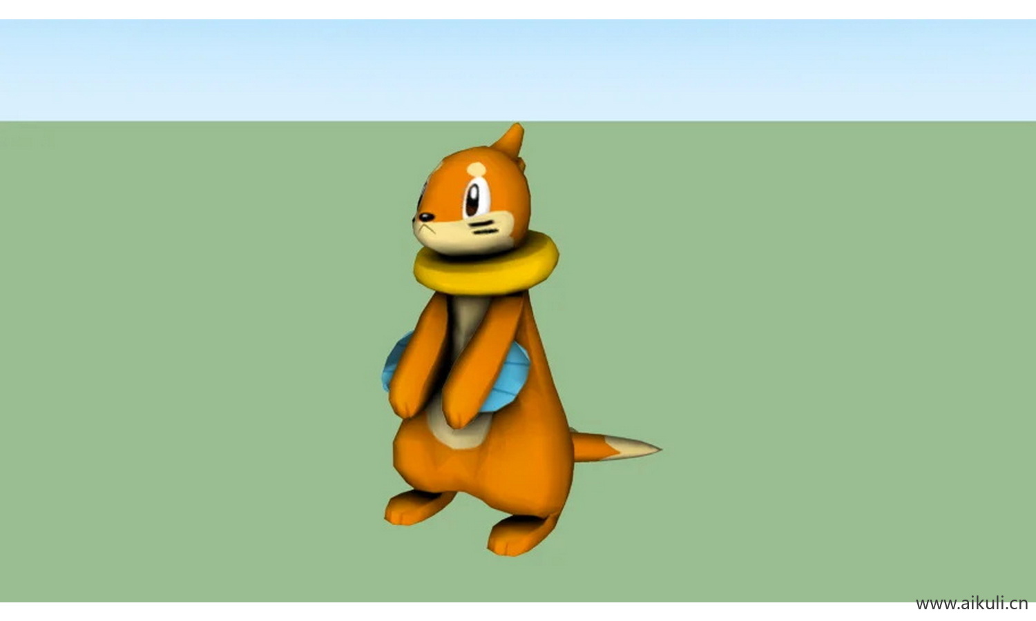 宝可梦浮潜鼬 3D