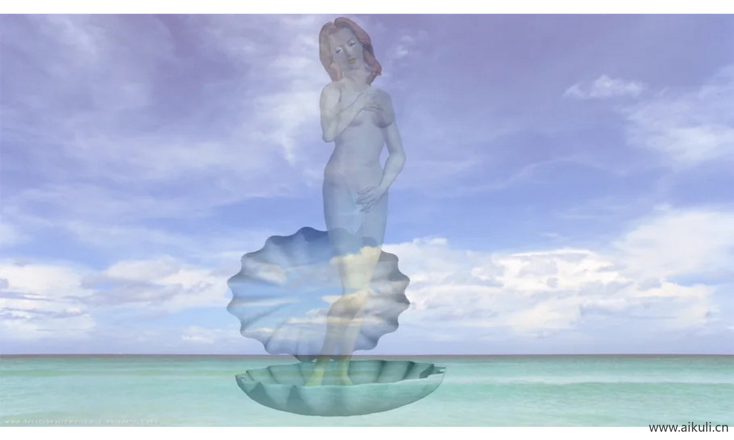 3D希腊女神阿芙罗狄蒂