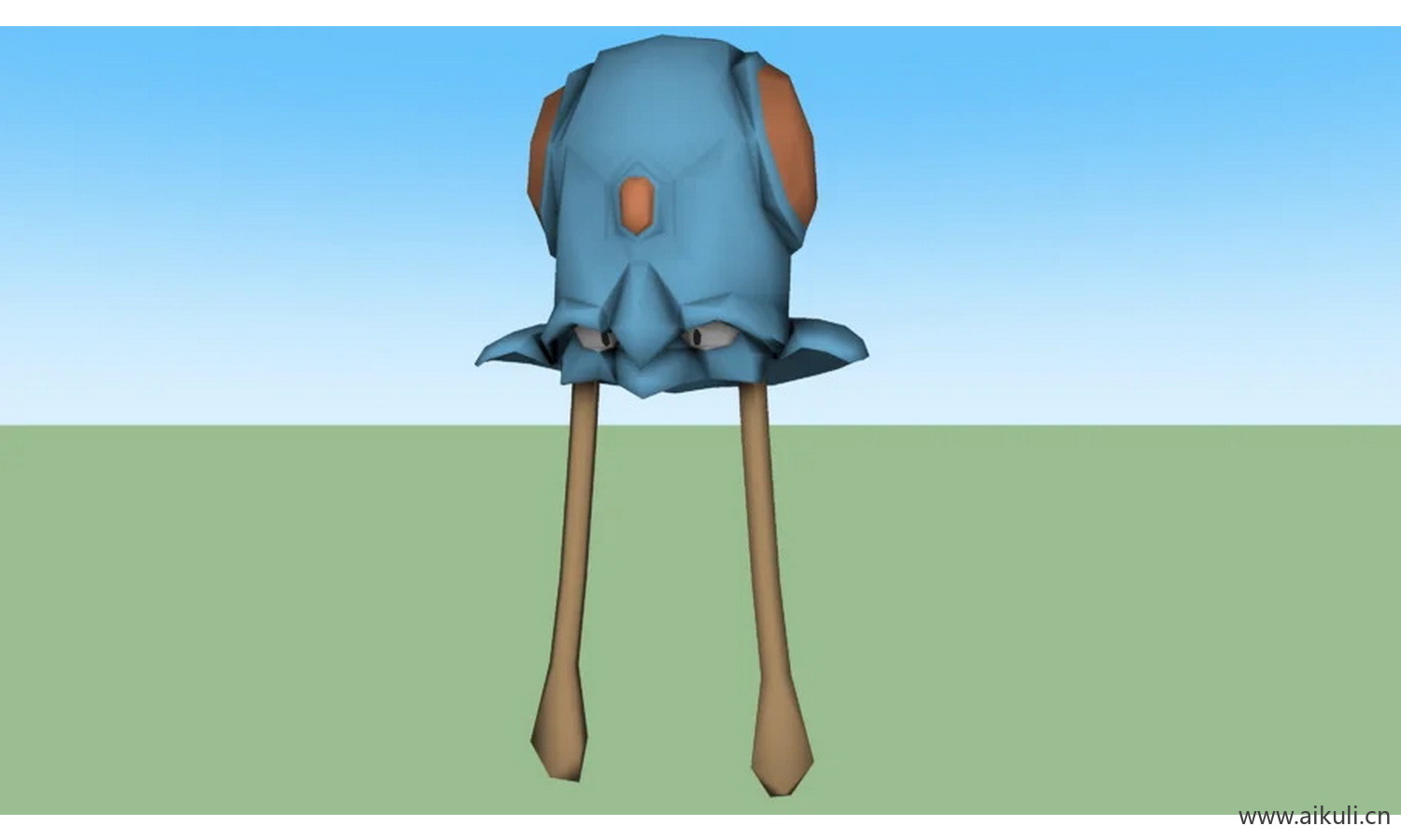 口袋妖怪Tentacool＃3D