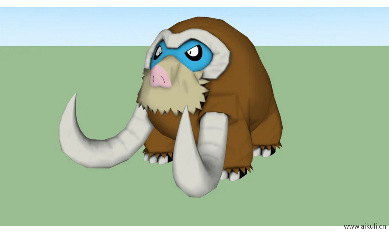 口袋妖怪Mamoswine＃3D