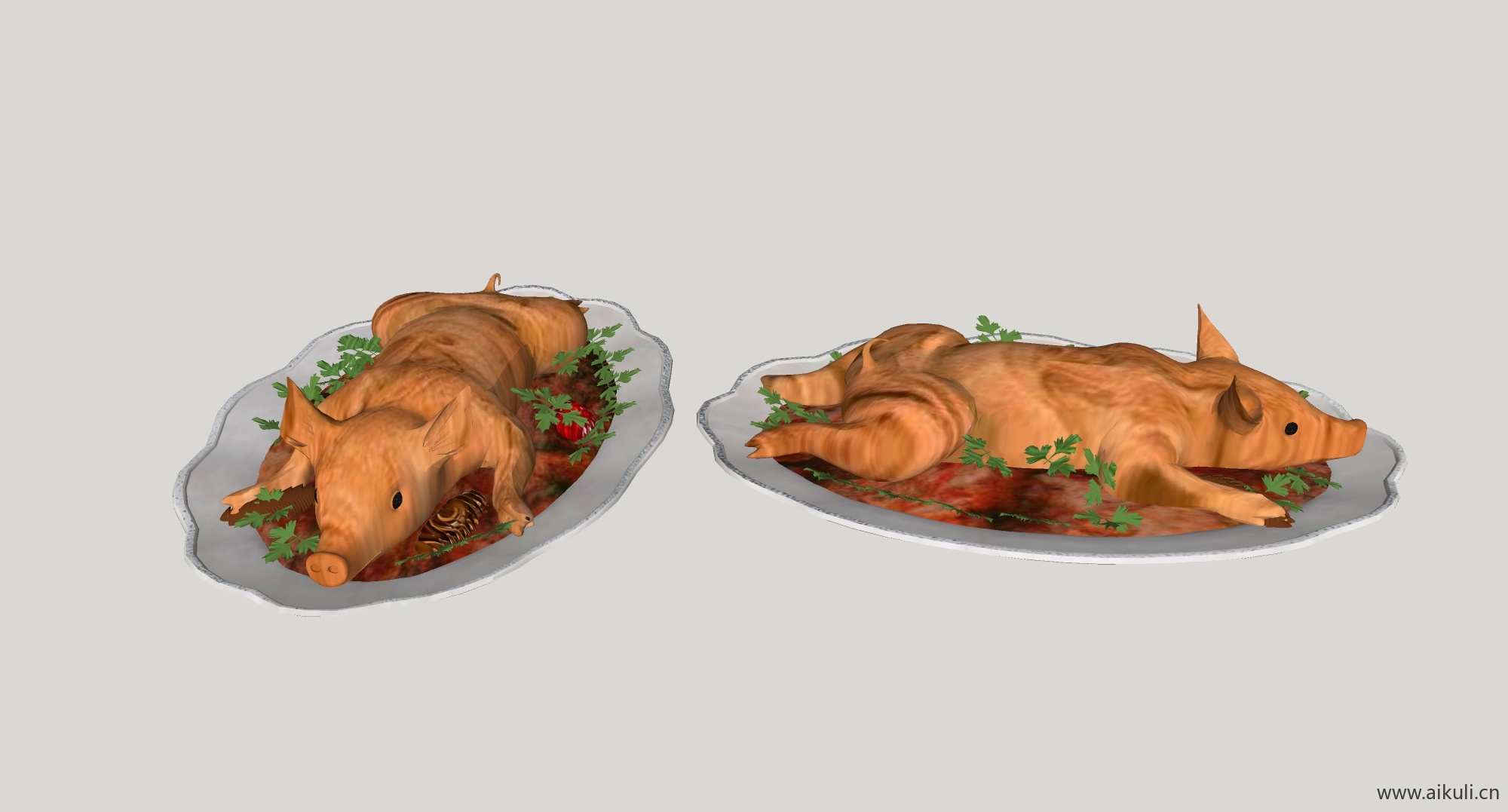 美食烧猪