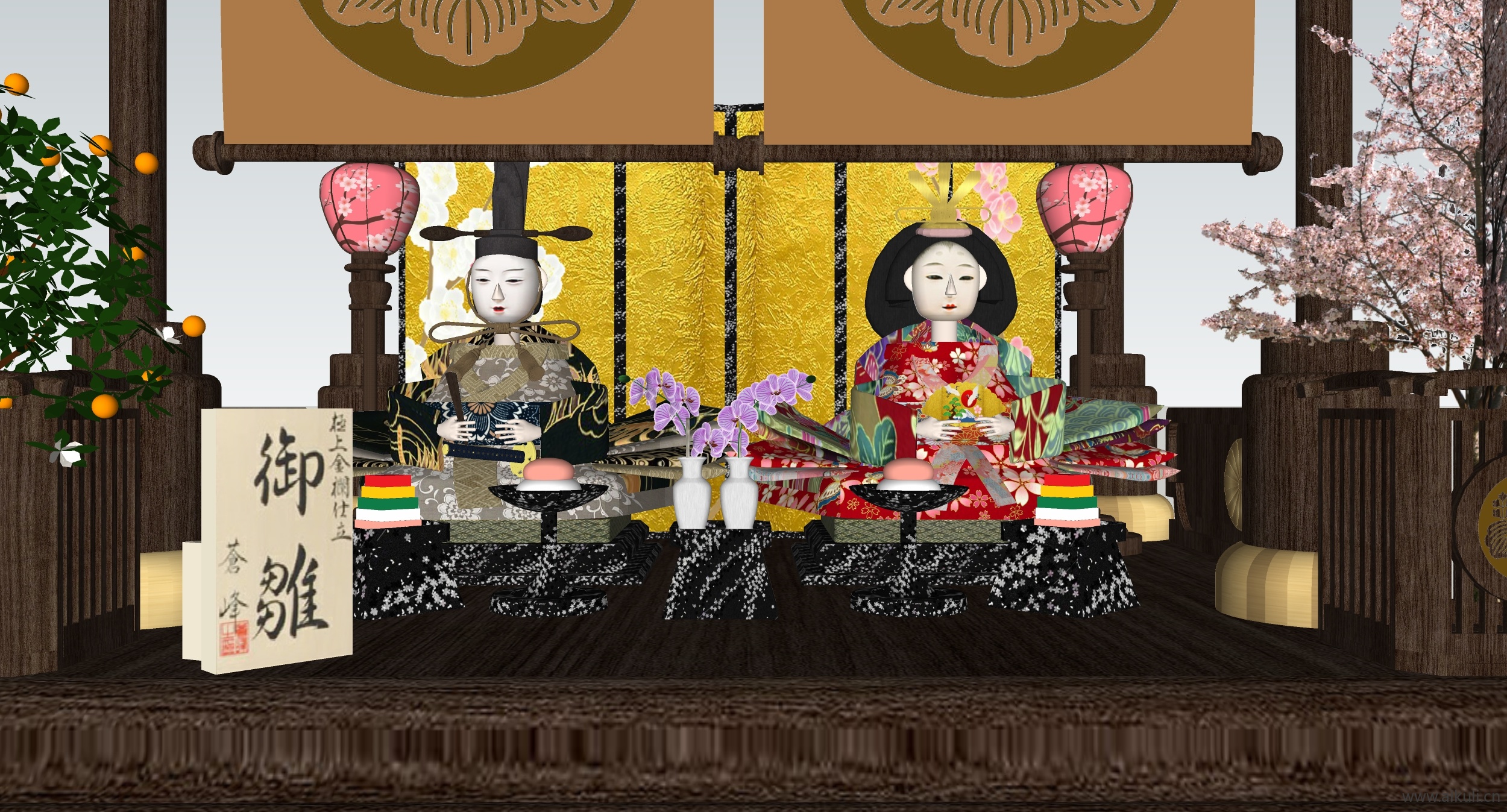 日本女儿节人偶