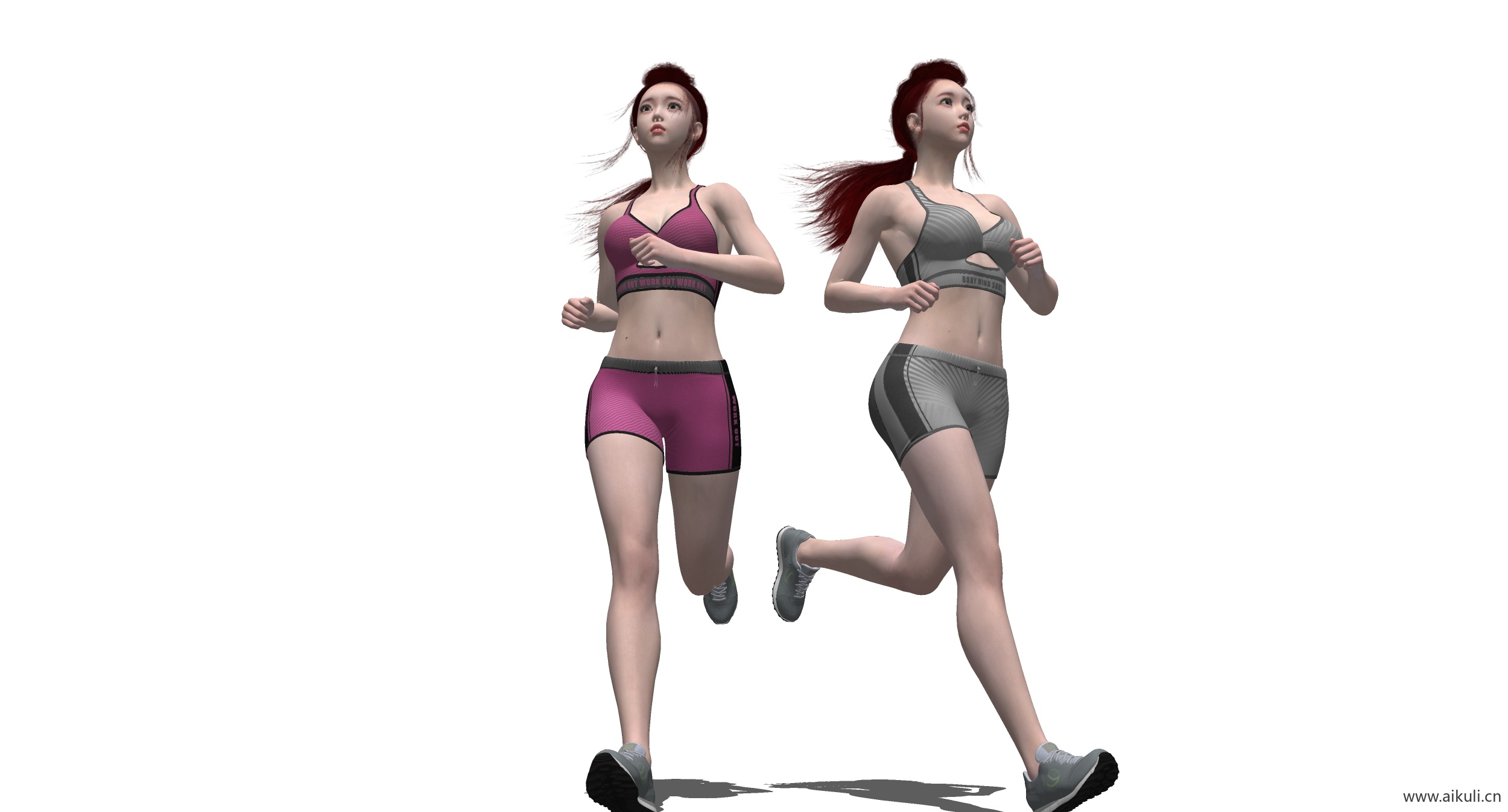 跑步女性