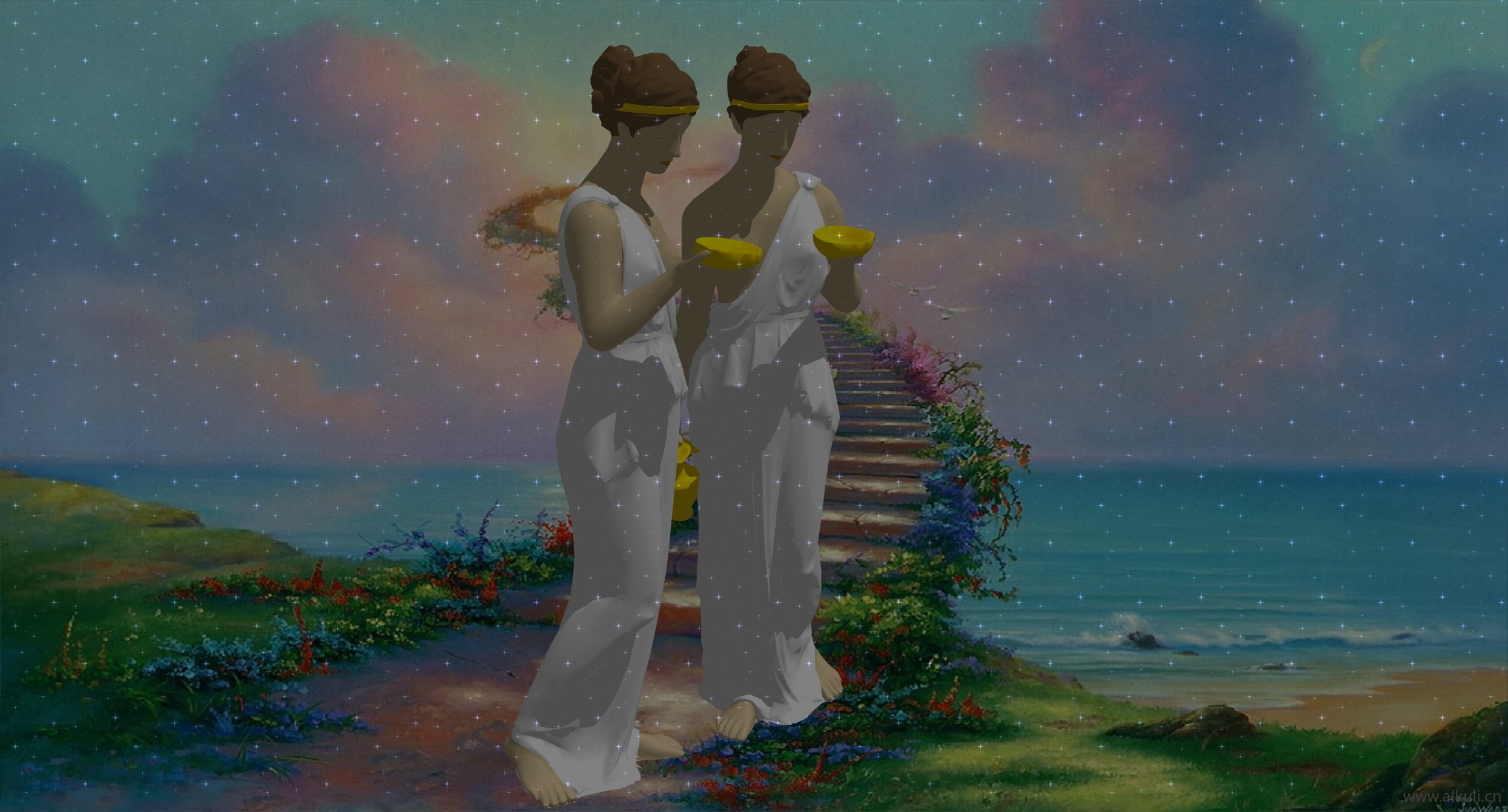 3D希腊女神