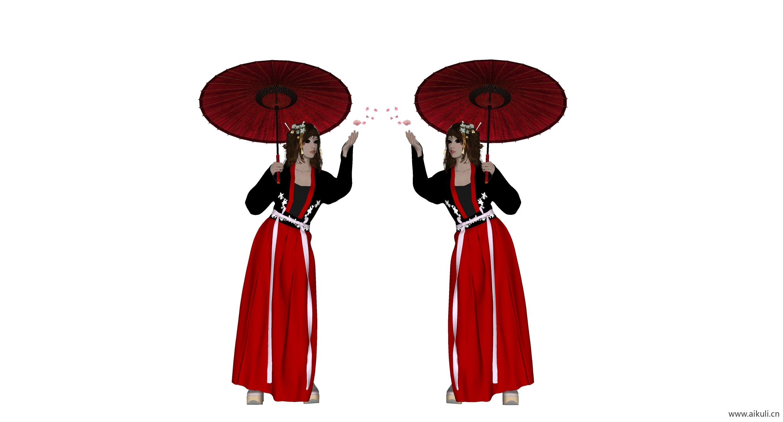 打伞古装女人