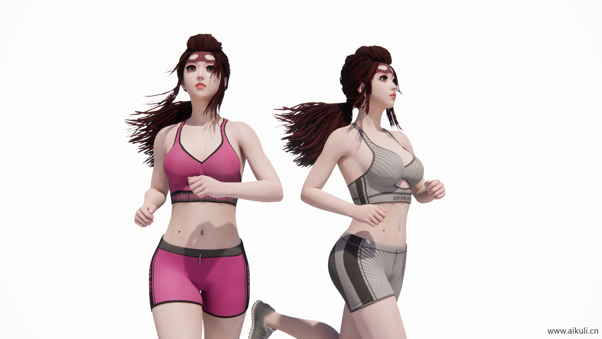 跑步女性
