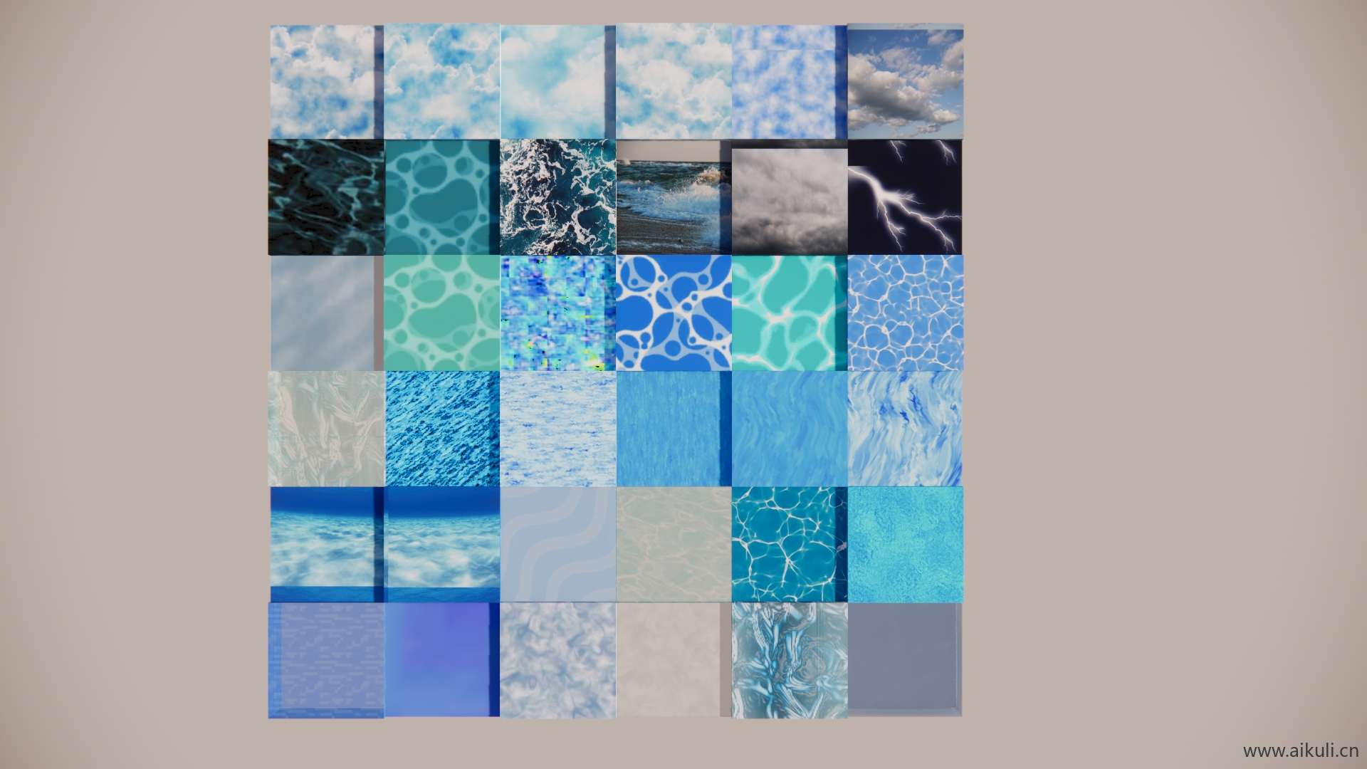 水和天空纹理包