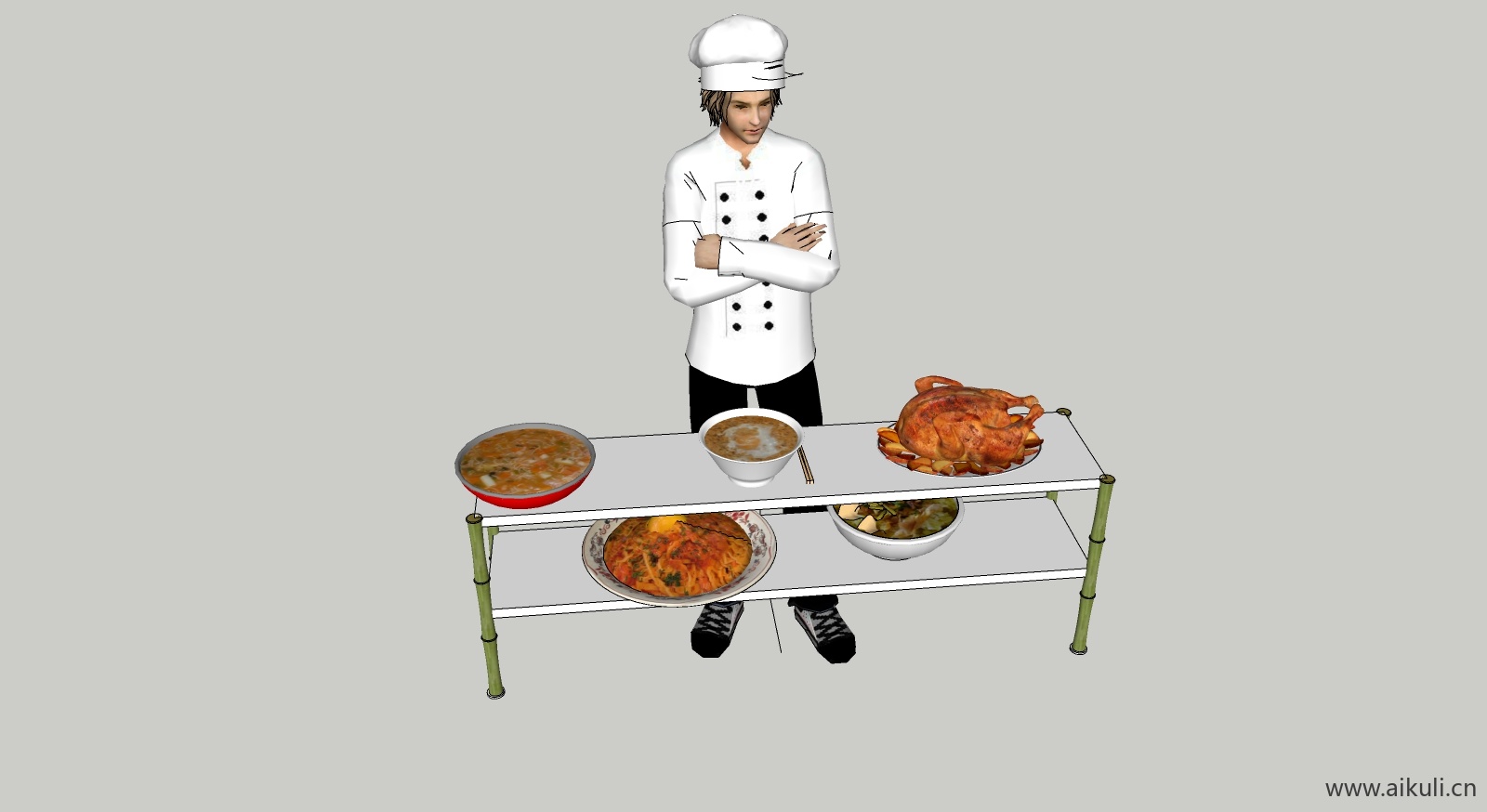 厨师与食物