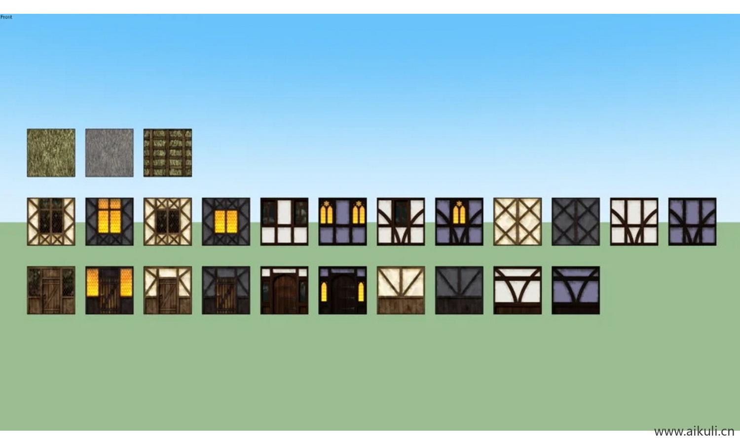 小屋大楼套件