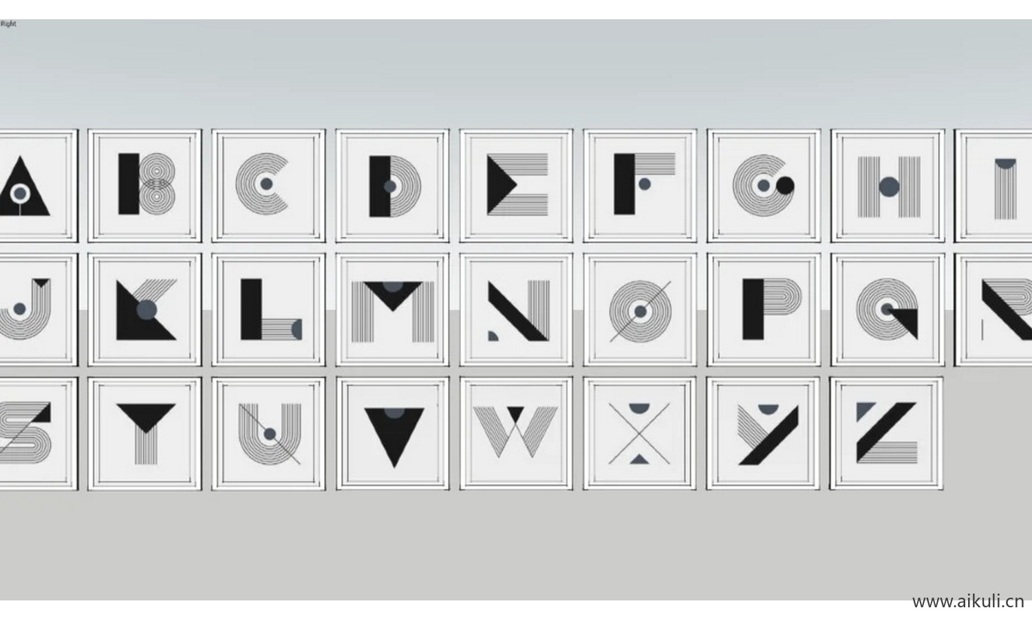 画廊墙挂画画框
