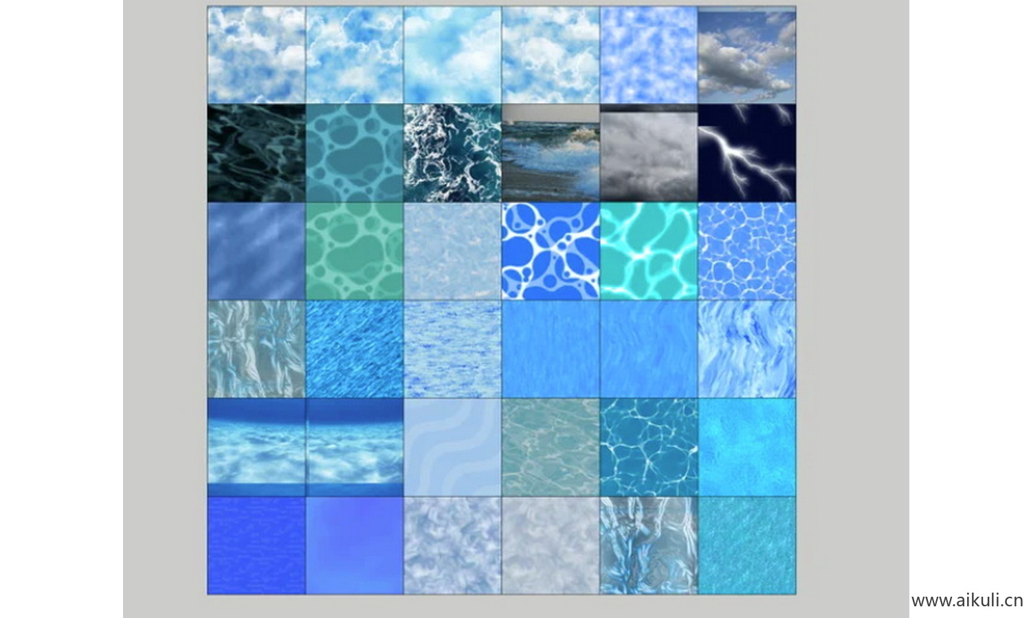 水和天空纹理包