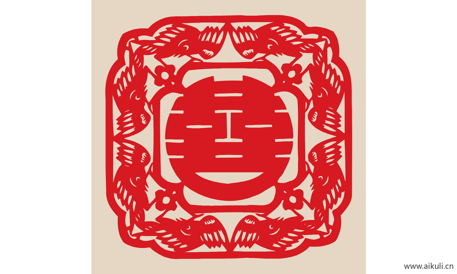 婚庆 双喜 喜字 Y-PSD剪纸分层
