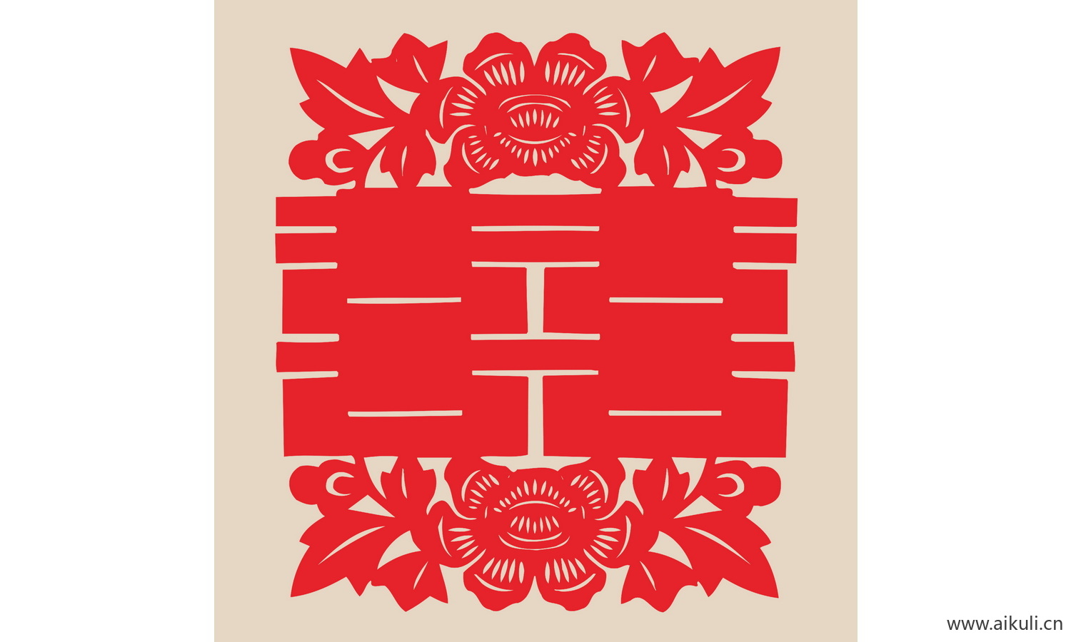 Z-PSD分层 婚庆 双喜 喜字 传统 艺术 剪纸 剪影